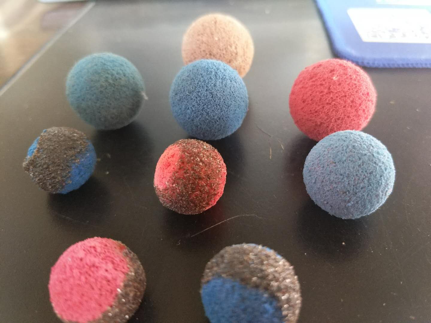 海綿膠球，金剛砂膠球